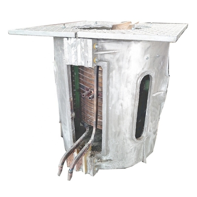 Building Material Shops 500kg Induction Medium Frequency Melting Furnace For Three Way Catalyst Foundry Material Refining