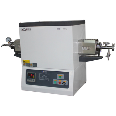 (by mechanical pump) 1.0*10-3Pa high temperature tube furnace for laboratory use alumina tube furnace 1600c horizontal vapor deposition furnace