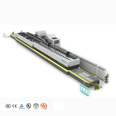Architecture custom double heating chamber equipment landglass certified new model tempered glass making machine